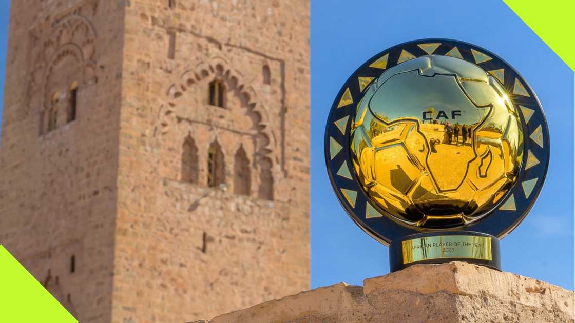 The CAF player of the year award The CAF player of the year award