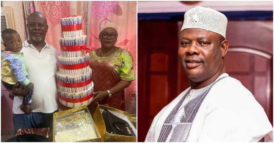 Actor Yinka Quadri celebrates wife. Credit: @realyinkaquadri Actor Yinka Quadri celebrates wife. Credit: @realyinkaquadri