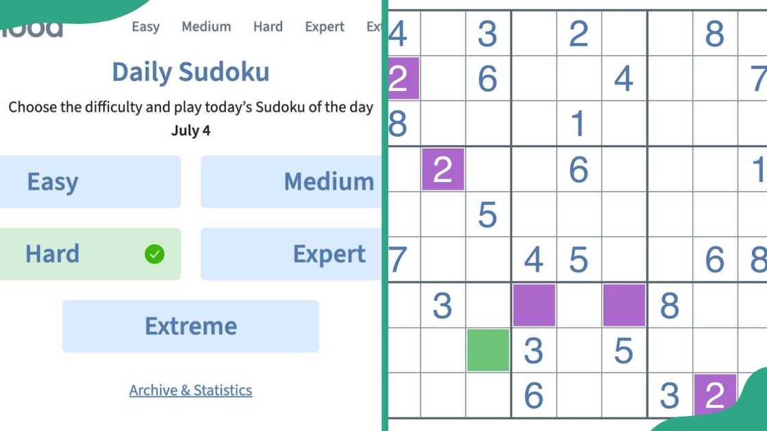 Sudoku game