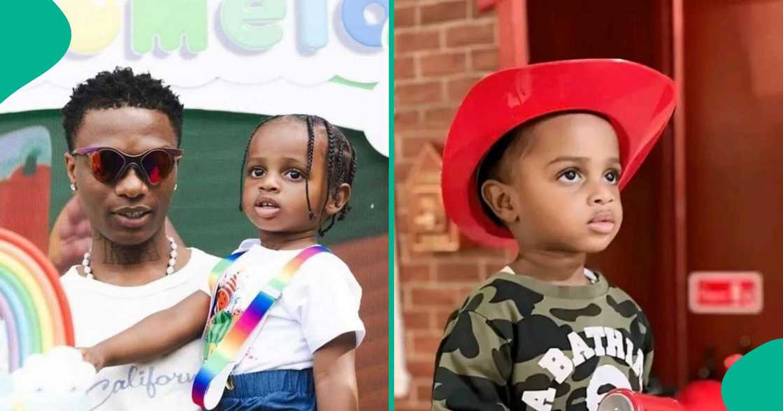 Video of Wizkid's son AJ surfaces online Video of Wizkid's son AJ surfaces online