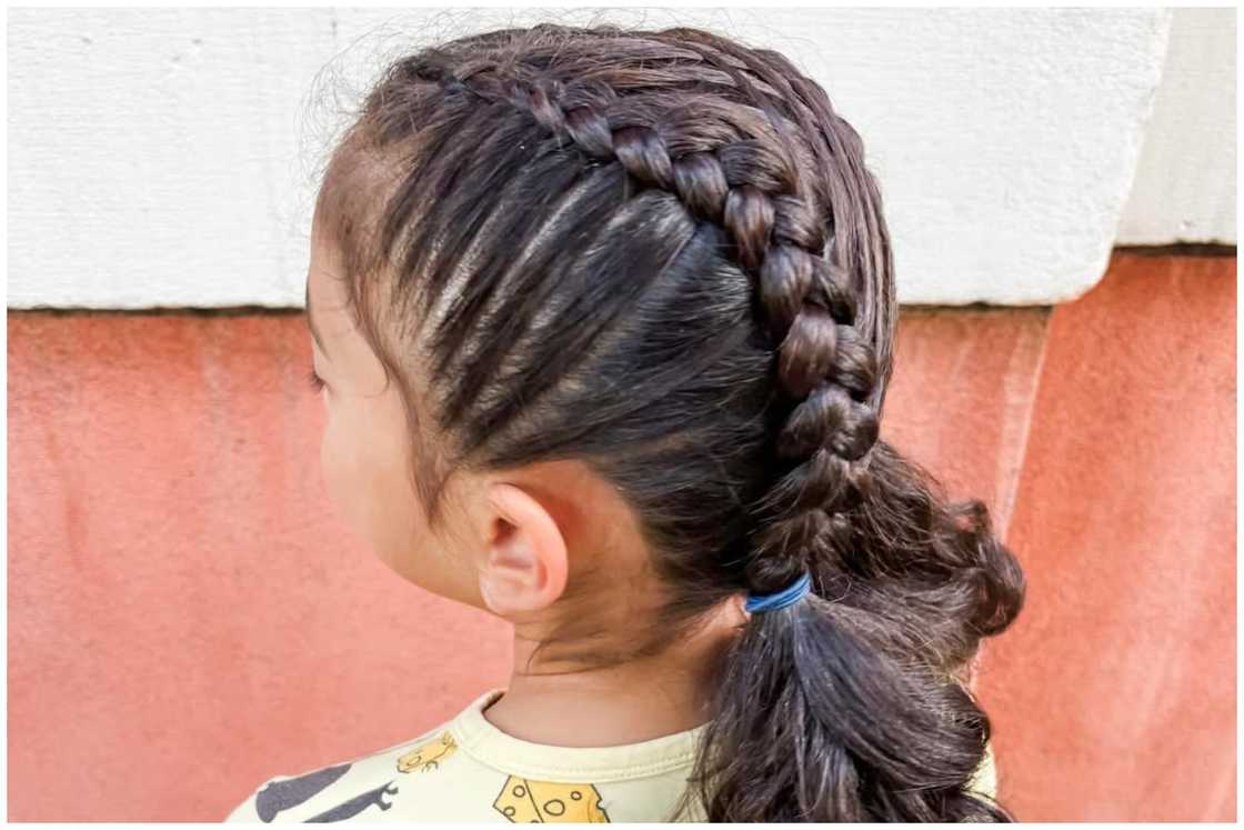 Feathered boho braid Feathered boho braid