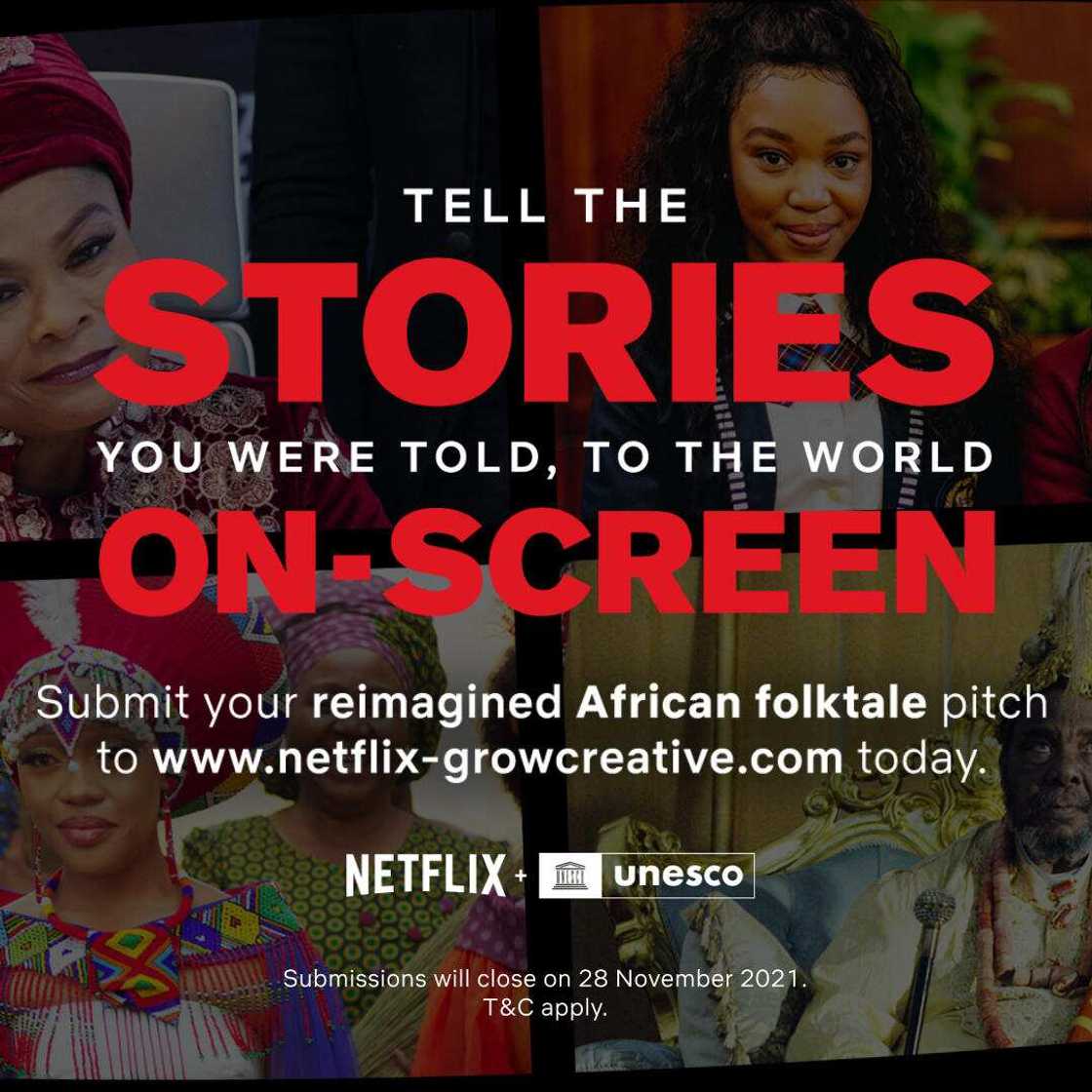 Deadline Extension for Netflix-UNESCO’s ‘African Folktales, Reimagined’ Competition Deadline Extension for Netflix-UNESCO’s ‘African Folktales, Reimagined’ Competition