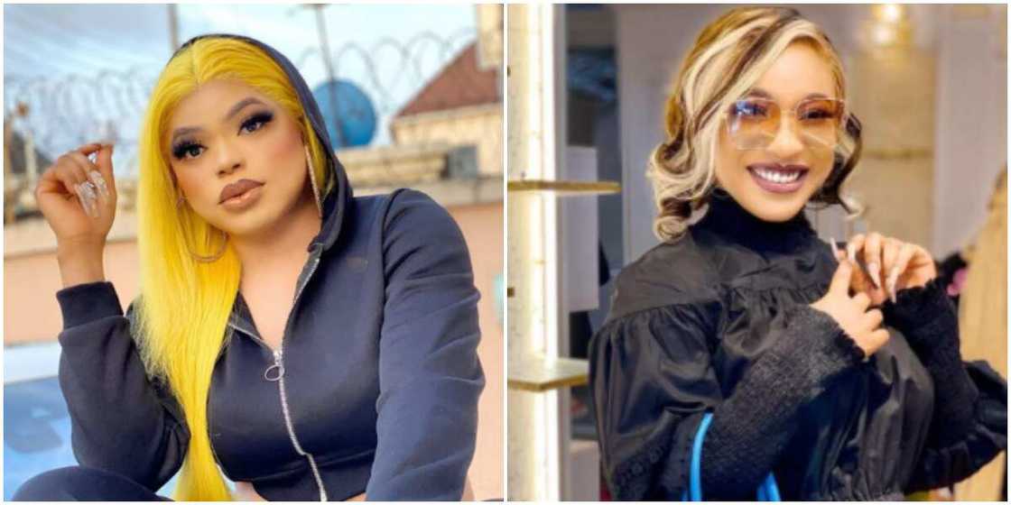 Bobrisky reacts to reports of strained relationship with bestie, Tonto Dikeh