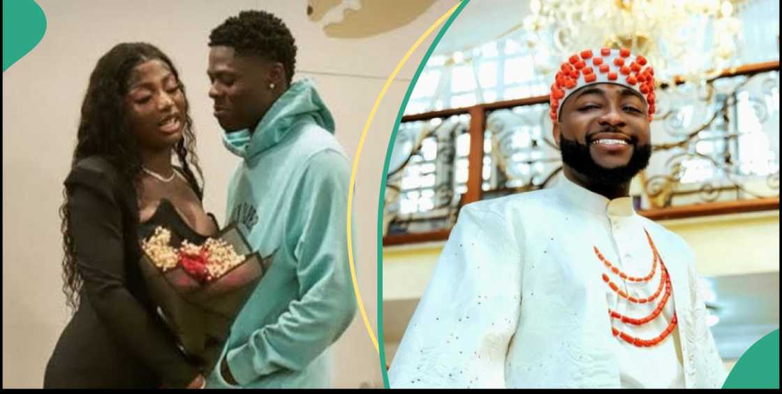 Throwback of Mohbad's wife with Davido Throwback of Mohbad's wife with Davido