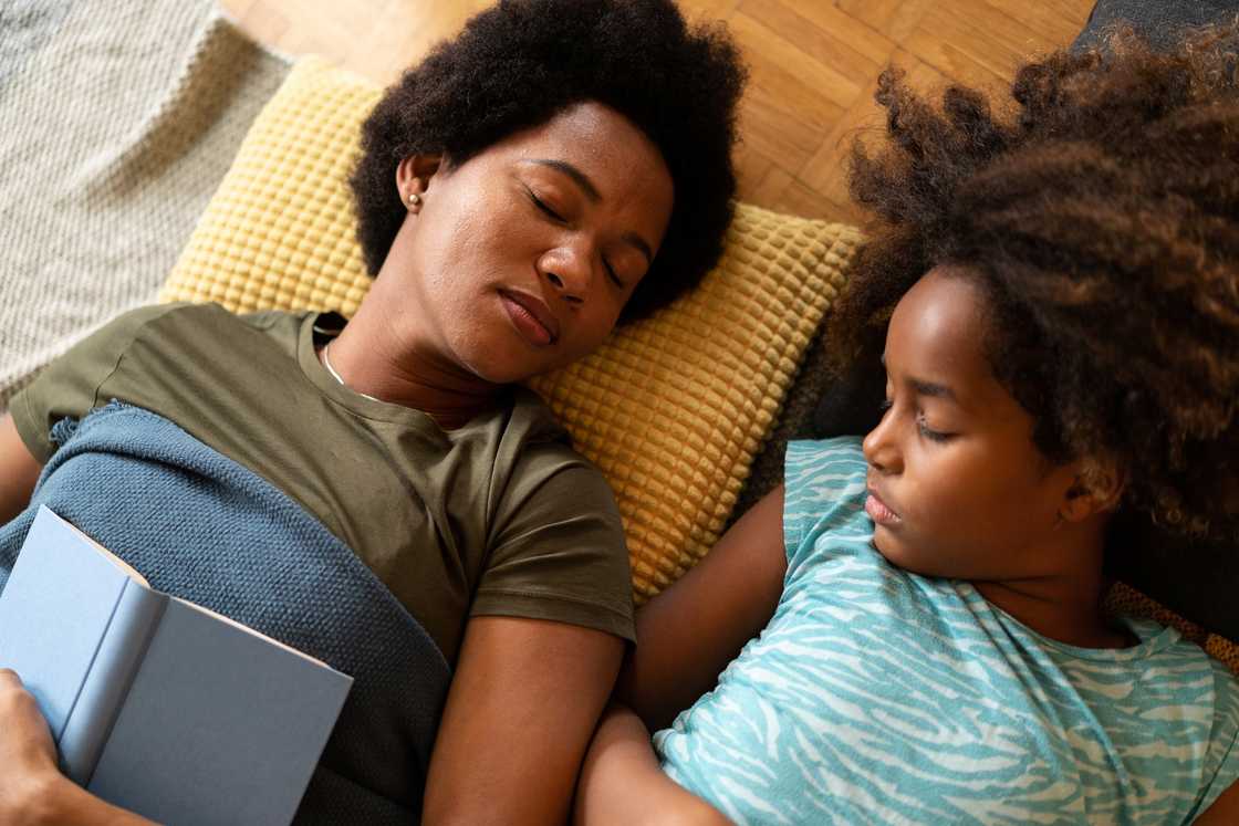 A mother and daughter A mother and daughter