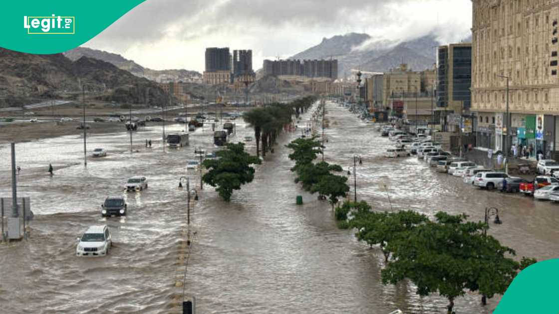 Yadda aka yi ambaliayar ruwa a Saudiyya