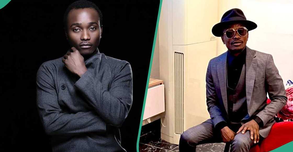 Brymo in dark outfits Brymo in dark outfits