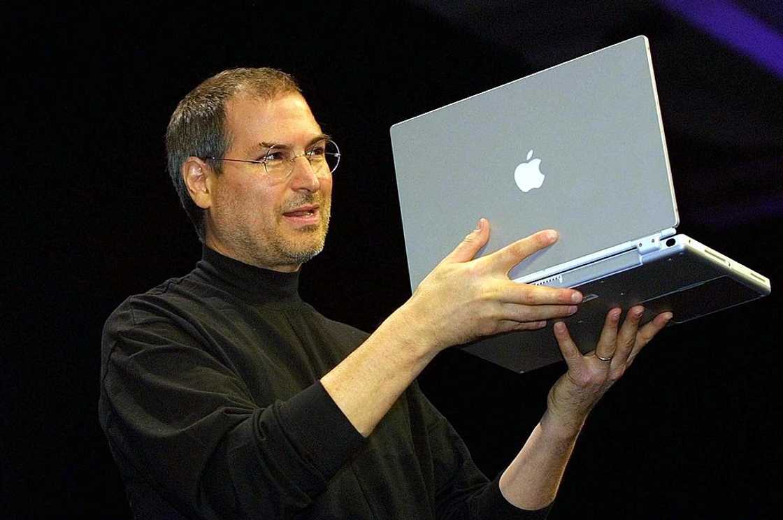 Steve Jobs, CEO of Apple Computer, at the MacWorld Expo in San Francisco Steve Jobs, CEO of Apple Computer, at the MacWorld Expo in San Francisco