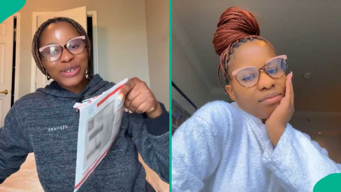 Lady celebrates as she gets US green card 3 days after moving to America Lady celebrates as she gets US green card 3 days after moving to America
