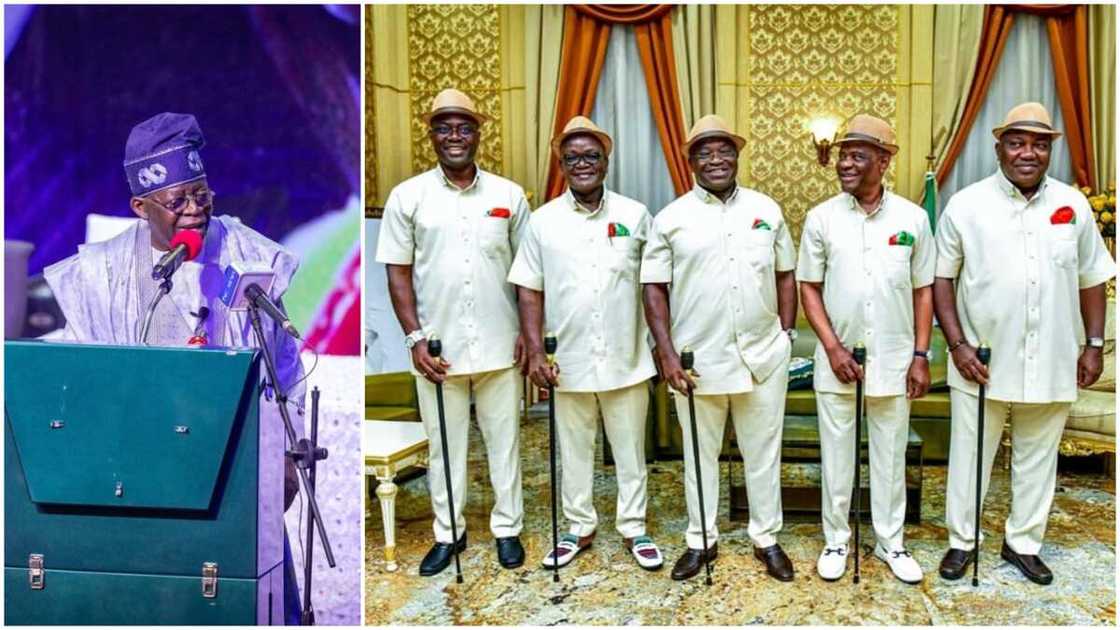 Tinubu/G5 Governors/London Meeting/PDP Crisis/2023 Presidential Election Tinubu/G5 Governors/London Meeting/PDP Crisis/2023 Presidential Election