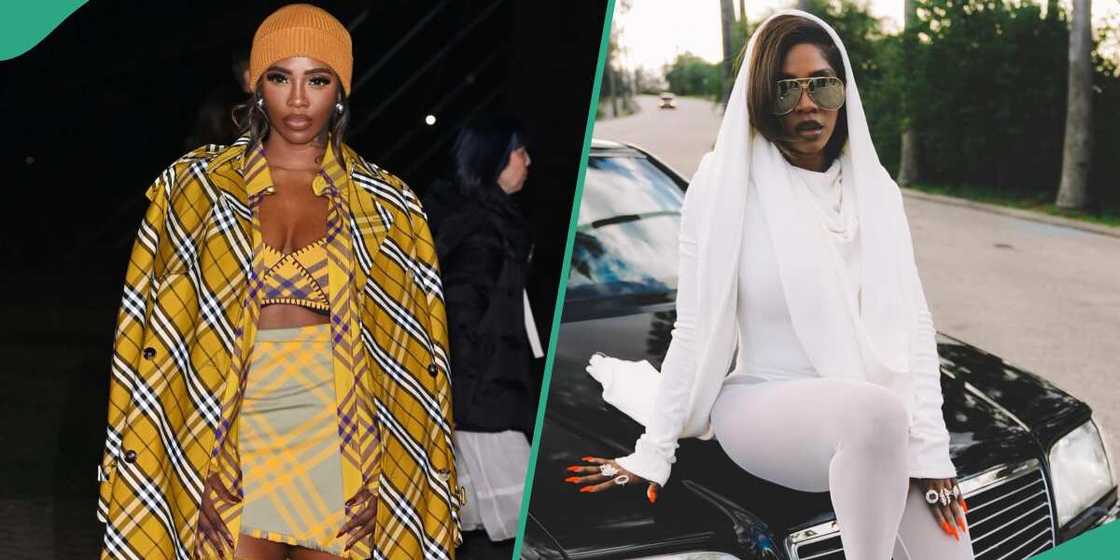 Tiwa Savage loves designer outfits