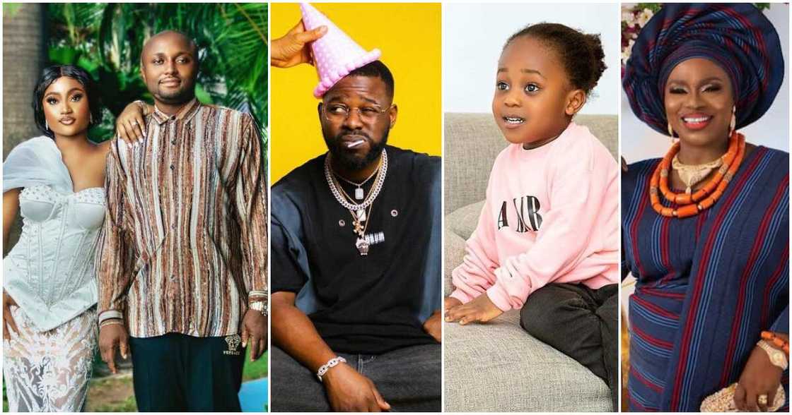 Davido, Isreal, Ifeanyi, Mama Rainbow, Falz, birthday, Pete Edochie, Yul Edochie, Regina daniels, wedding anniversary