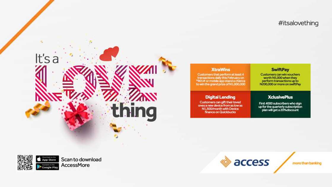 Access Bank rolls out exciting offers to celebrate customers this Valentine Access Bank rolls out exciting offers to celebrate customers this Valentine