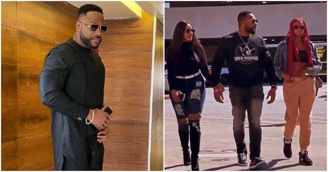 Actor Bolanle Ninalowo with his wife and daughter Actor Bolanle Ninalowo with his wife and daughter