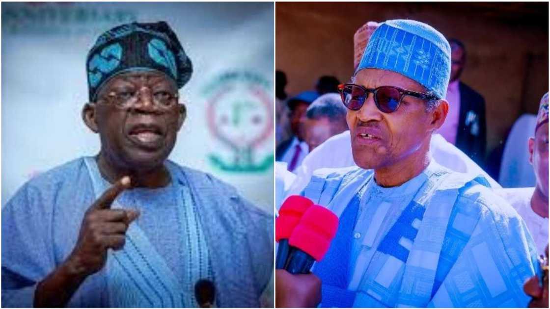 Bola Tinubu/Muhammadu Buhari/Abuja/May 29/2023 Election Bola Tinubu/Muhammadu Buhari/Abuja/May 29/2023 Election