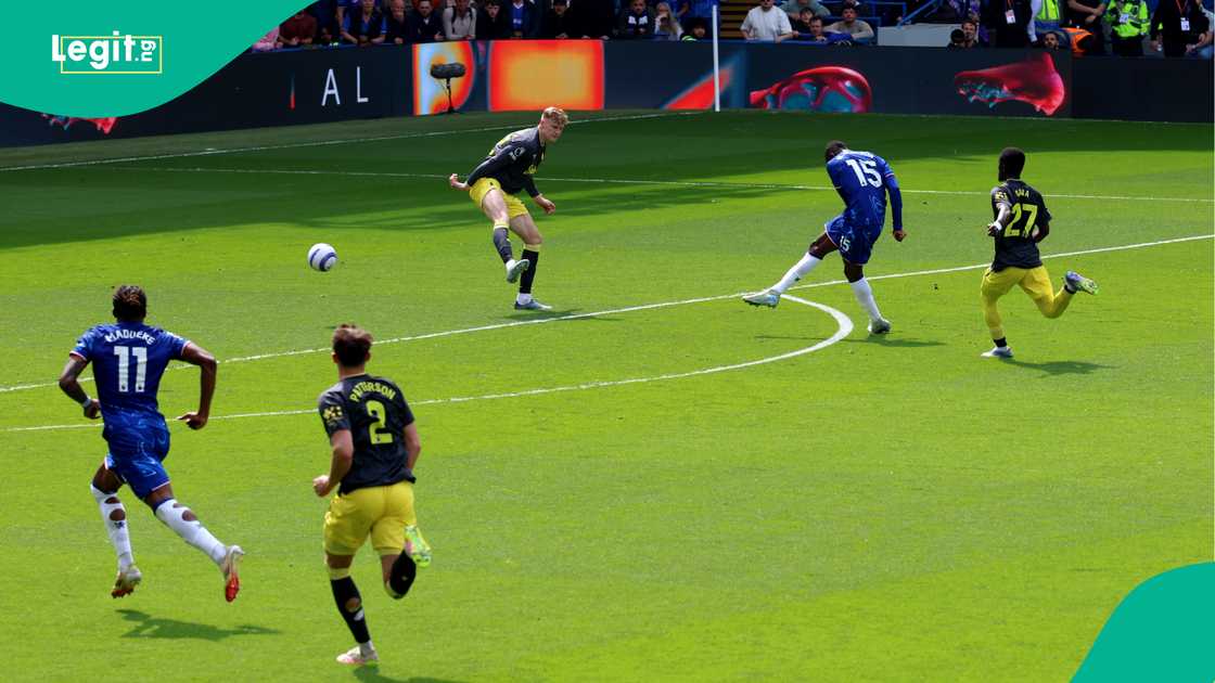 Nicolas Jackson, Noni Madueke, Chelsea, Everton, Stamford Bridge, London, England, Premier League. Nicolas Jackson, Noni Madueke, Chelsea, Everton, Stamford Bridge, London, England, Premier League.