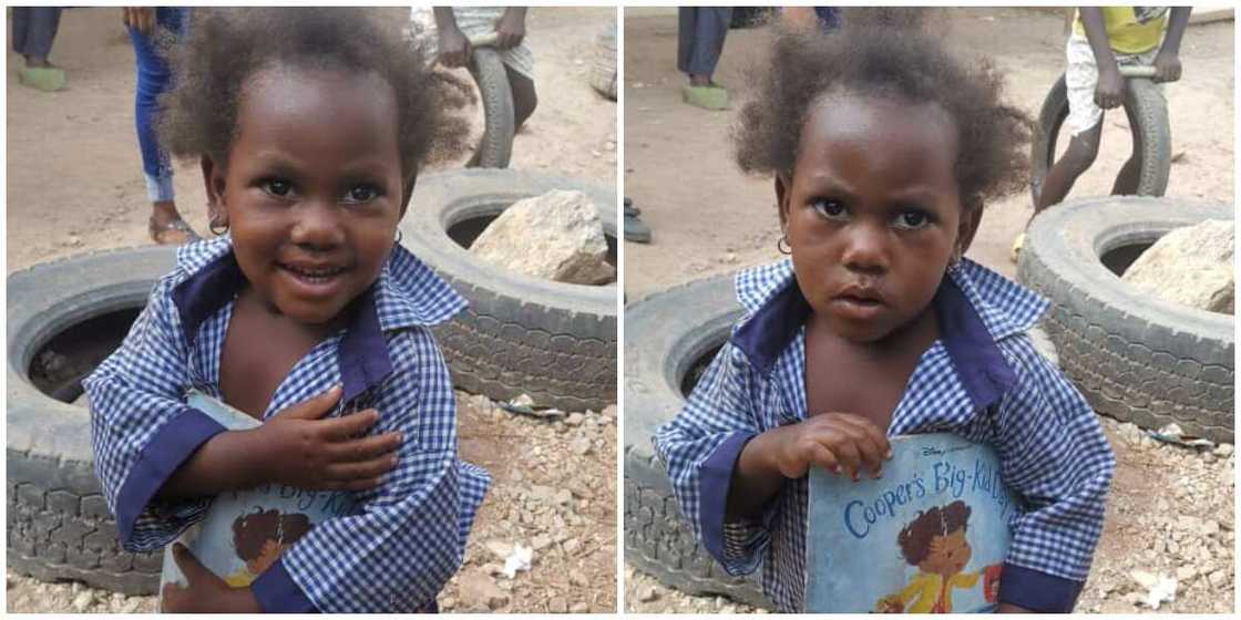 Little Girl who Habitually Loitered around School Gets Enrolled as Pupil, Gets Cash, Gifts Support from People Little Girl who Habitually Loitered around School Gets Enrolled as Pupil, Gets Cash, Gifts Support from People
