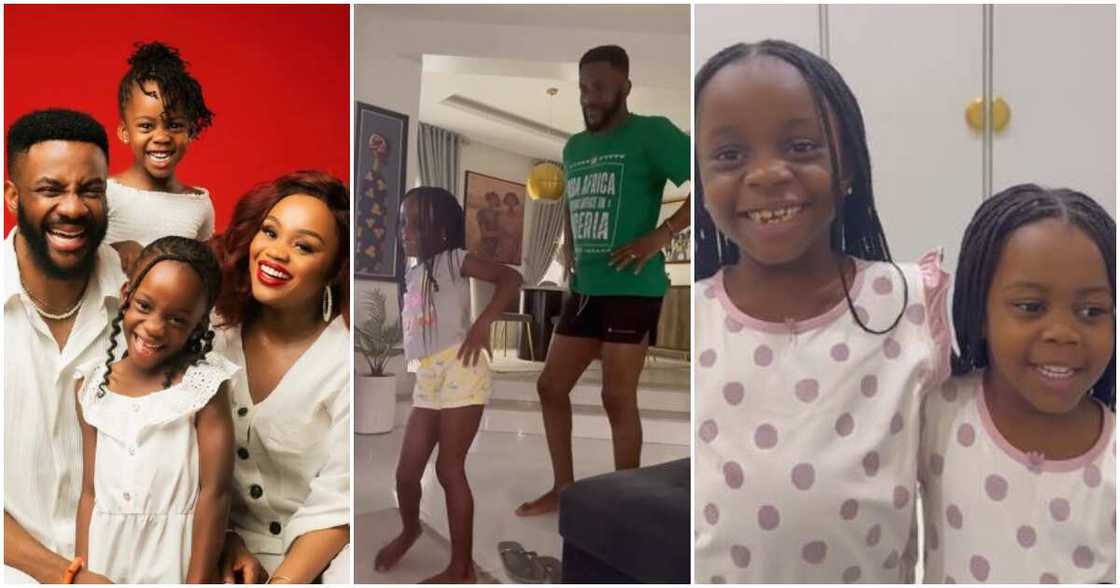 Media personality Ebuka and his family