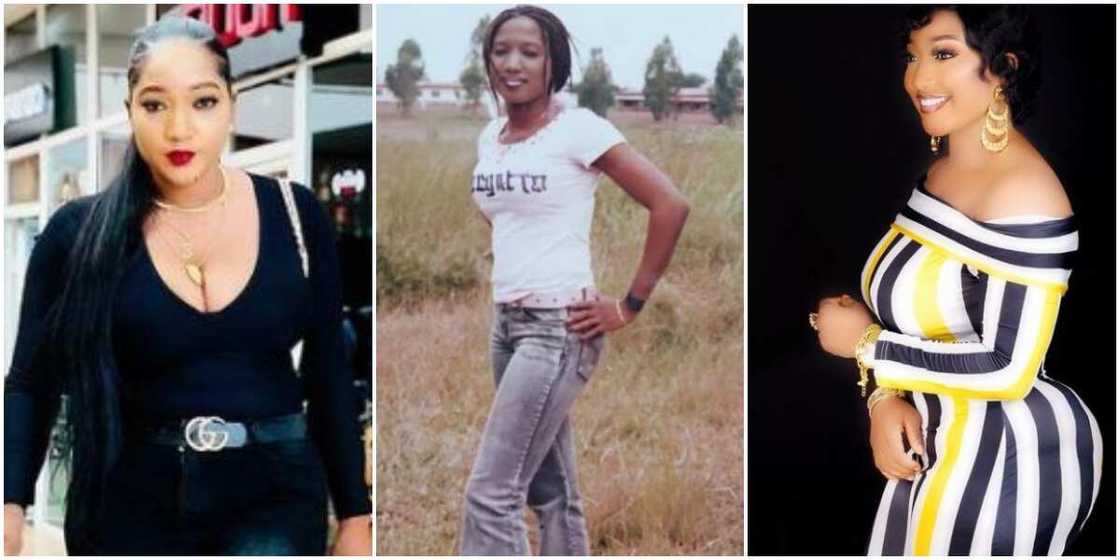 See Transformation: Reactions As Actress Christabel Egbenya Shares Throwback and New Photo of Backside