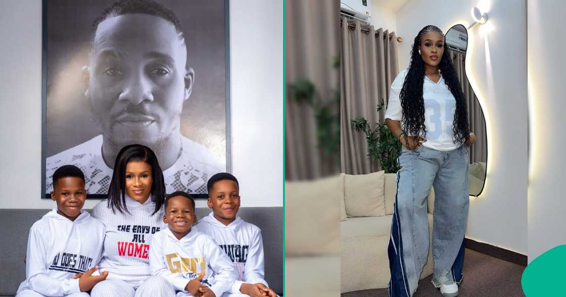 Jnr Pope's wife shares new post Jnr Pope's wife shares new post