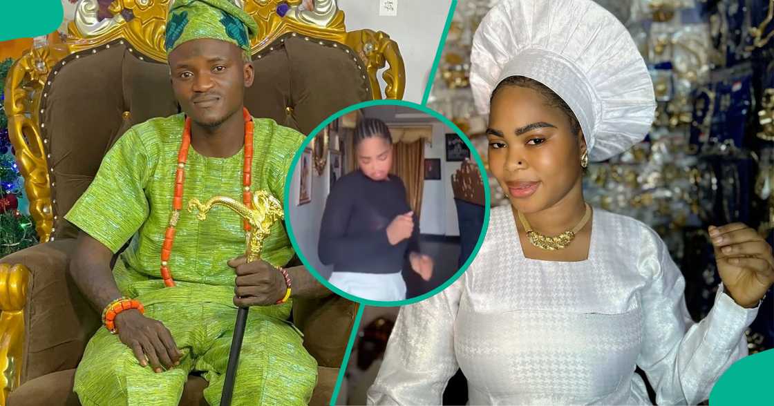Portable's wife Bewaji dances to his new song Ganusi. Portable's wife Bewaji dances to his new song Ganusi.