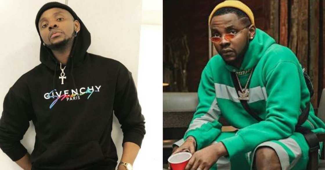 Kizz Daniel and fan Kizz Daniel and fan