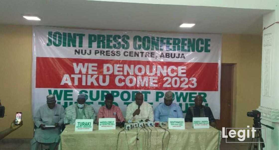 Pro-Atiku group in Abuja Pro-Atiku group in Abuja