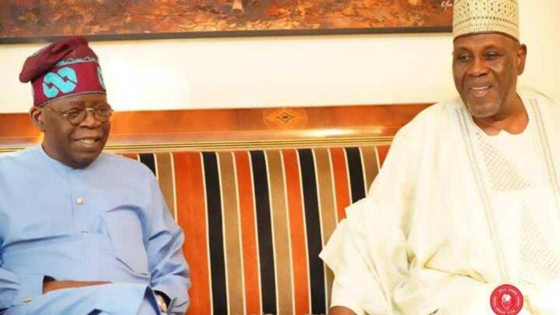 Ka kusa zama Jagaban Najeriya - Babagana Kingibe ya ba Tinubu tabbacin darewa kan kujerar Buhari a 2023 Ka kusa zama Jagaban Najeriya - Babagana Kingibe ya ba Tinubu tabbacin darewa kan kujerar Buhari a 2023