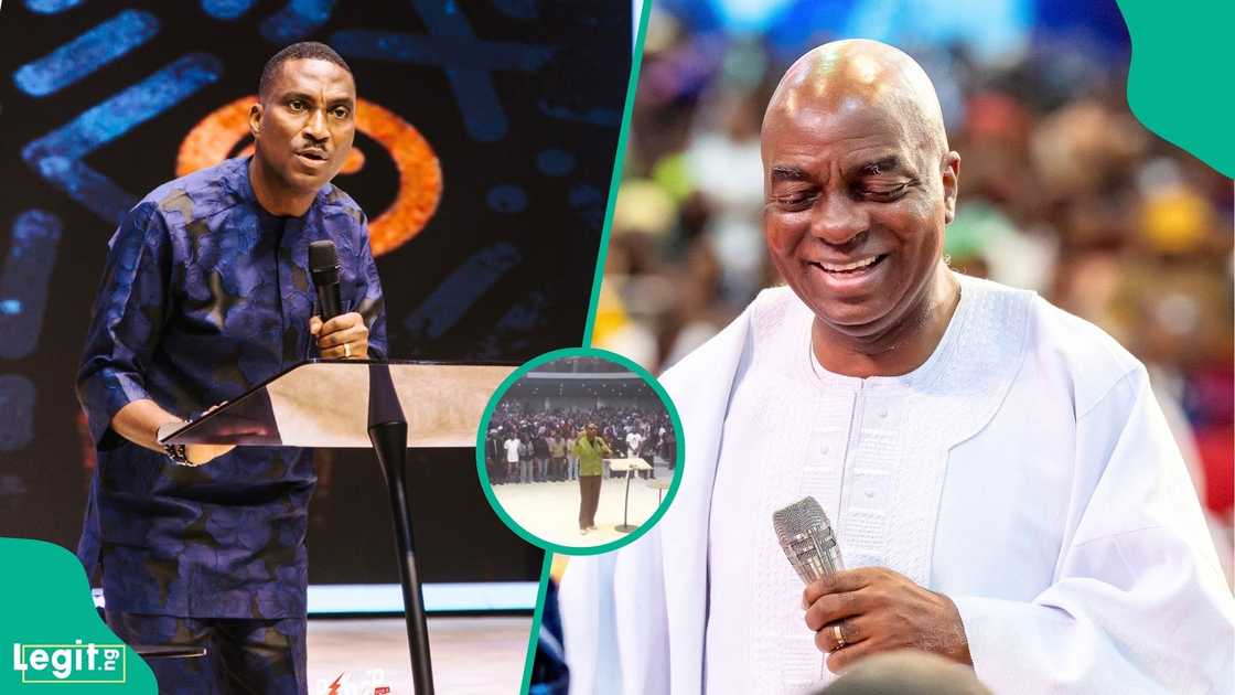 Pastor Korede Komaiya leads The Master's Place congregation in celebrating Bishop David Oyedepo's 72nd birthday