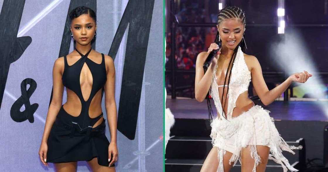 Tyla attends the Grammys with her parents Tyla attends the Grammys with her parents