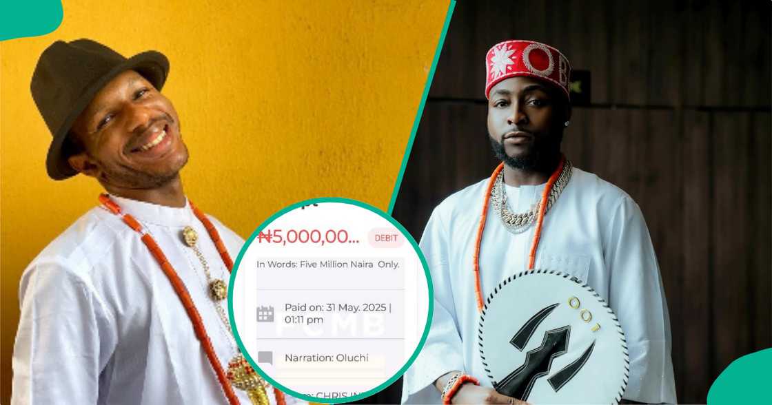 Daniel Regha shares his feeling about Davido's N5 m gift to fan. Daniel Regha shares his feeling about Davido's N5 m gift to fan.
