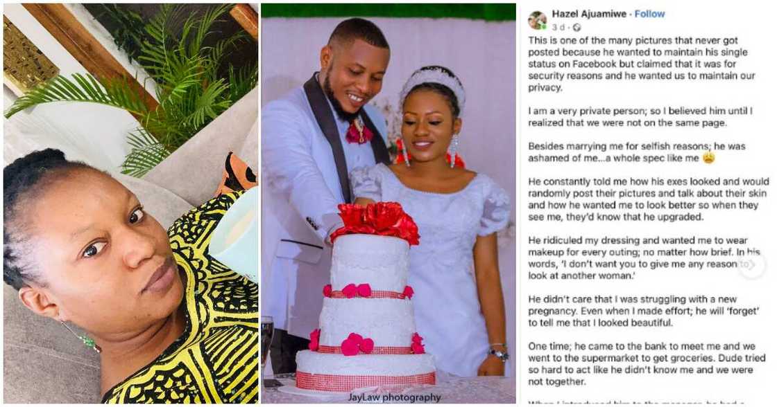 Hazel Ajuamiwe, Nigerian lady, ex-husband, calls out Hazel Ajuamiwe, Nigerian lady, ex-husband, calls out