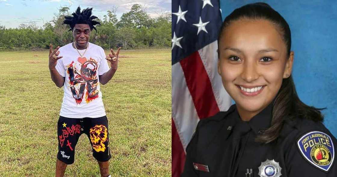 Kodak Black and late police officer Jennifer Sepot. Kodak Black and late police officer Jennifer Sepot.