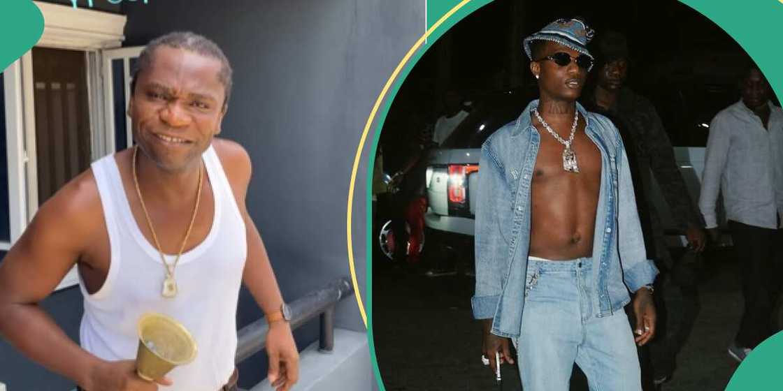 Video of Speed Darlington addressing netizens who have been comparing him with Wizkid goes viral. Video of Speed Darlington addressing netizens who have been comparing him with Wizkid goes viral.