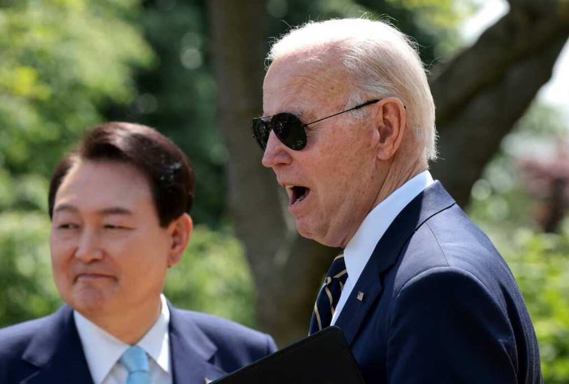 US President Joe Biden told reporters at the White House that extending the debt limit was "not negotiable" US President Joe Biden told reporters at the White House that extending the debt limit was "not negotiable"