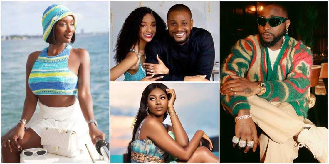 Davido's Anita Brown at beach, Alex Ekubo and Fancy Acholonu, Yvonne Nelson's book, Davido Davido's Anita Brown at beach, Alex Ekubo and Fancy Acholonu, Yvonne Nelson's book, Davido