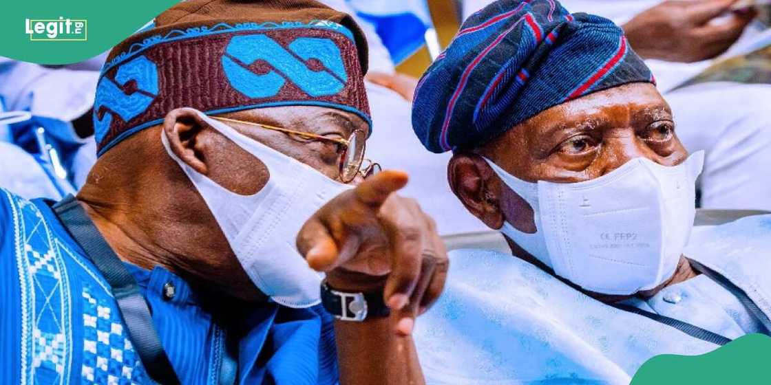Bisi Akande da Bola Tinubu Bisi Akande da Bola Tinubu