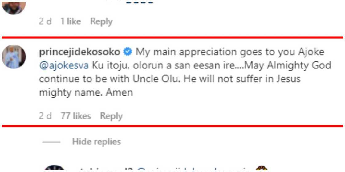 Jide Kosoko reacts to emotional photo of Olu Jacobs Jide Kosoko reacts to emotional photo of Olu Jacobs
