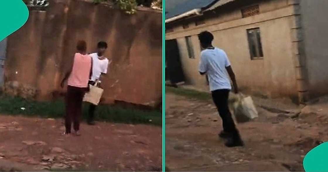 Man retrieves gifts he bought for ex-girlfriend Man retrieves gifts he bought for ex-girlfriend