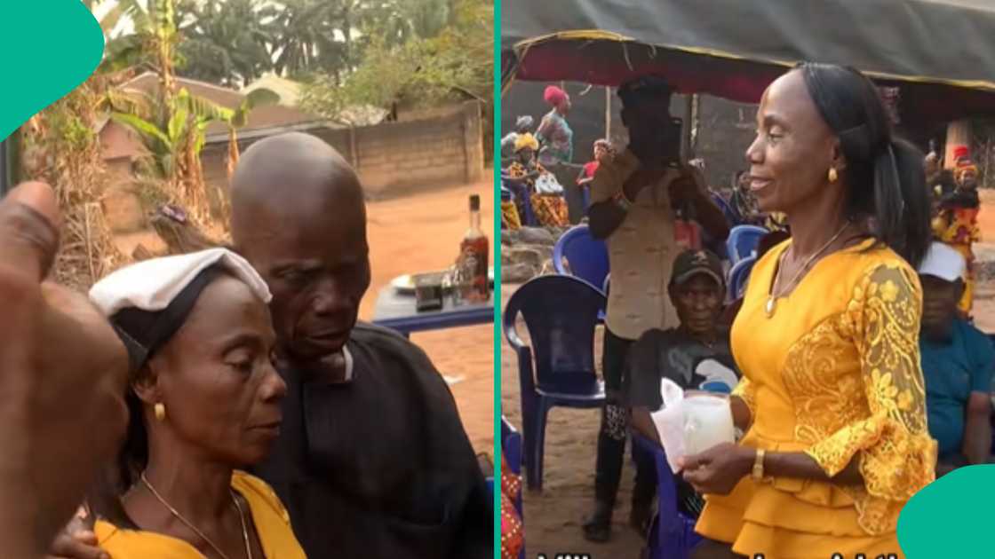 Lady rejoices as her aunt gets married.