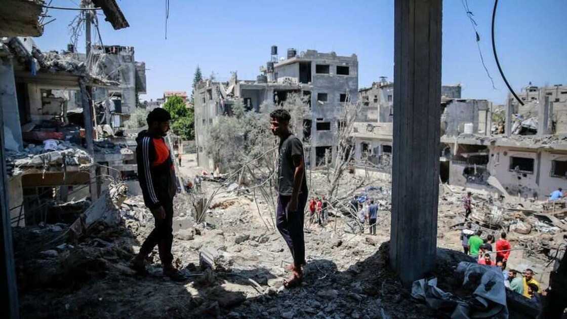 Gini Ya Ruguje Tare da Kashe Uwa da 'Ya'yanta 4 a Gaza , An Yi Nasarar Ceto Jaririnta