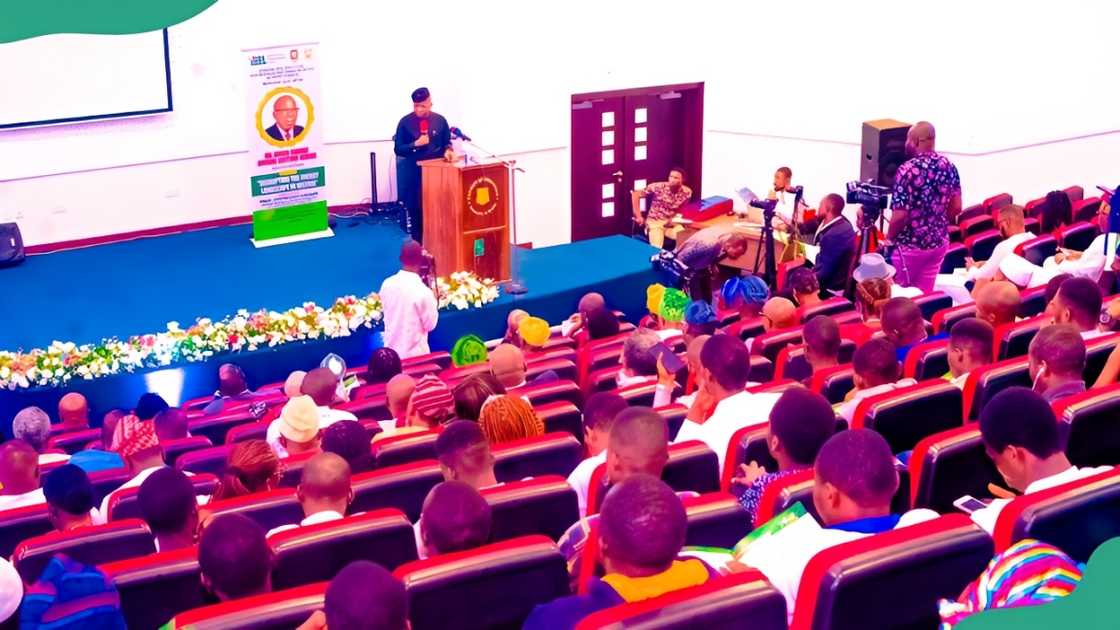 A lecture session at University of Ibadan A lecture session at University of Ibadan