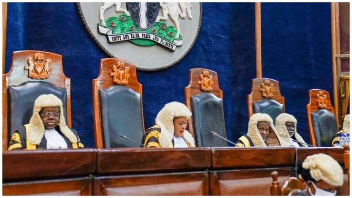 Supreme Court, Justice Mary Odili, Bayelsa state Governor Duoye Diri, Governor Nyesom Wike, Senator Seriake Dickson Supreme Court, Justice Mary Odili, Bayelsa state Governor Duoye Diri, Governor Nyesom Wike, Senator Seriake Dickson