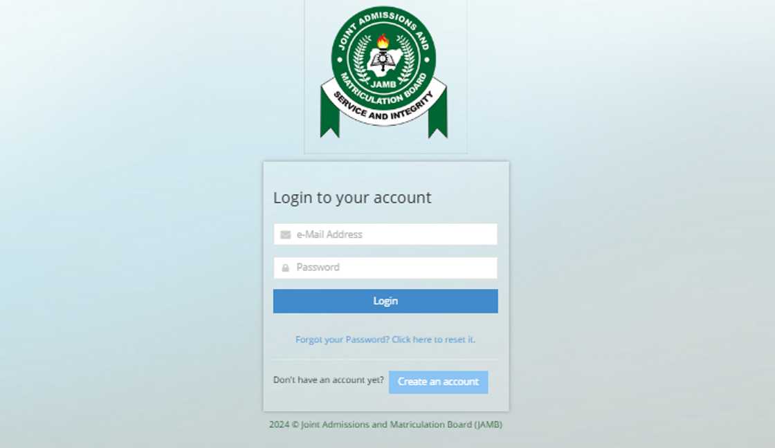 JAMB admission checking portal