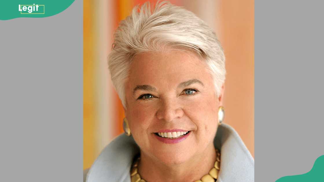 American author Pleasant Rowland poses while smilling American author Pleasant Rowland poses while smilling