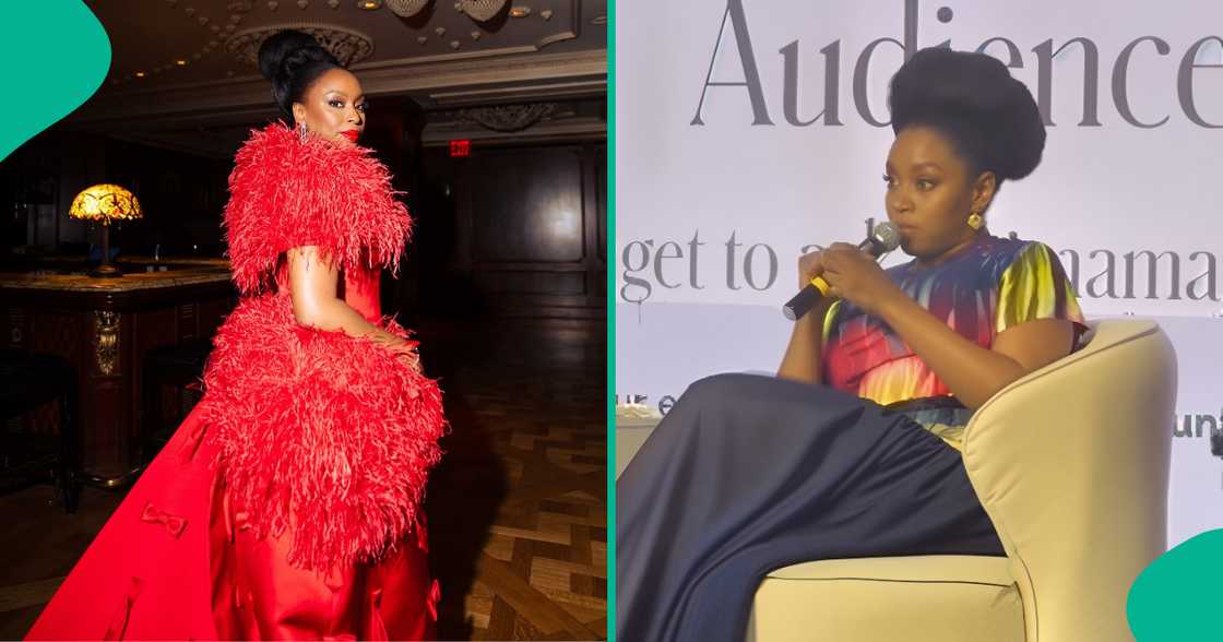 Chimamanda shares her view on marriage. Chimamanda shares her view on marriage.