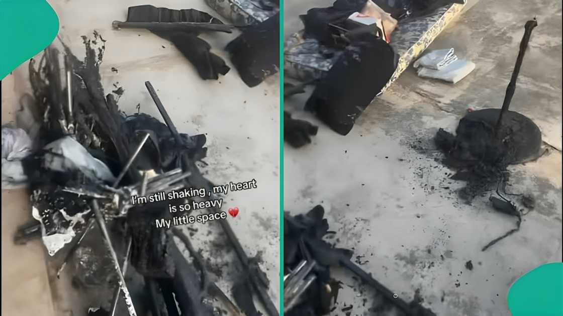 Emotional moment as lady loses items after NEPA restores light Emotional moment as lady loses items after NEPA restores light