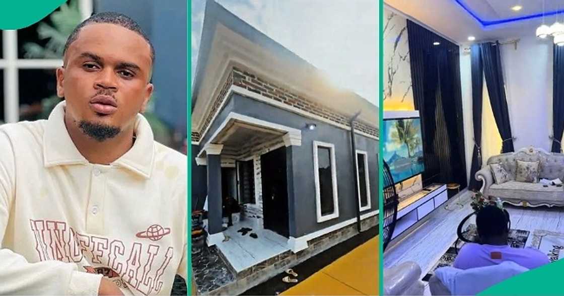 Nigerian man makes his mother proud with building project