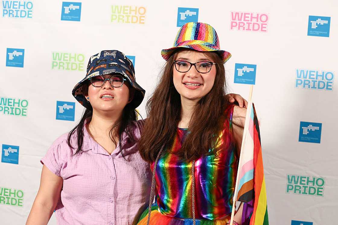 Tina Zhu Xi Caruso and Pari Kim attend an event Tina Zhu Xi Caruso and Pari Kim attend an event