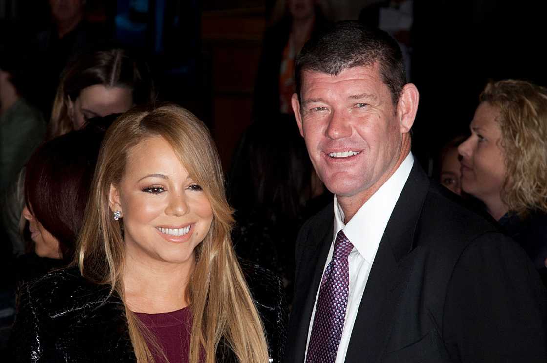 Mariah Carey and James Packer at a film premiere Mariah Carey and James Packer at a film premiere